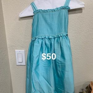 Girls Silk Dress